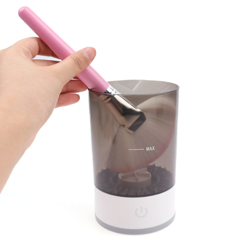 Electric makeup brush cleaning tool